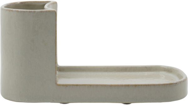 Børste- og sæbeholder, MKDatura, Shellish grey