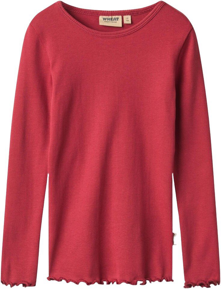 Lang&aelig;rmet Rib T-shirt Ida