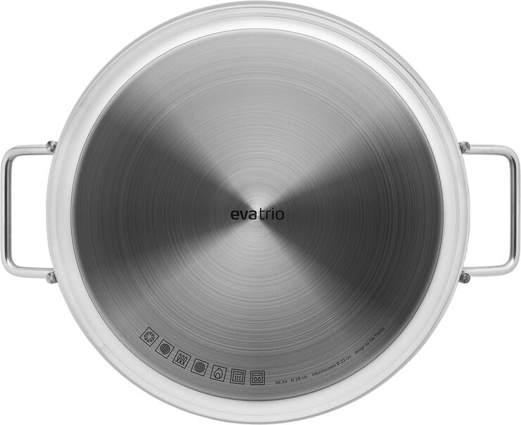 Sautergryde 28 cm Rustfrit stål med 2 håndtag