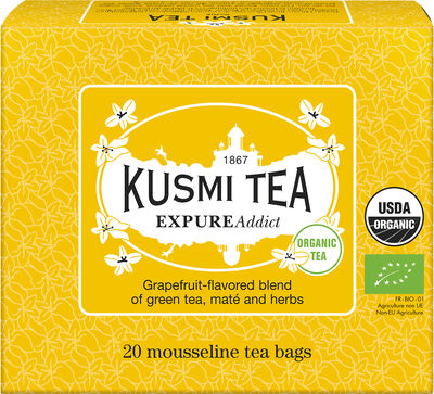Organic Expure Addict - Box of 20 mousseline tea bags - 40g