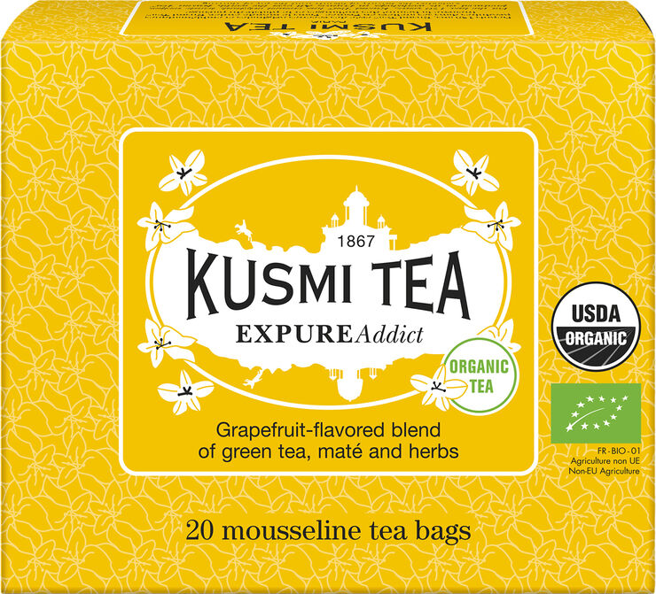 Organic Expure Addict - Box of 20 mousseline tea bags - 40g