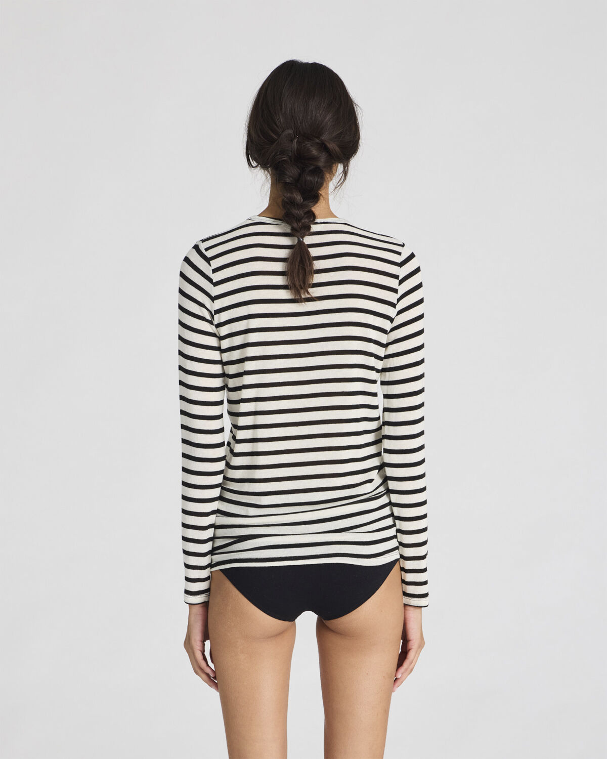 Thyra L/S Sailor Wool Top