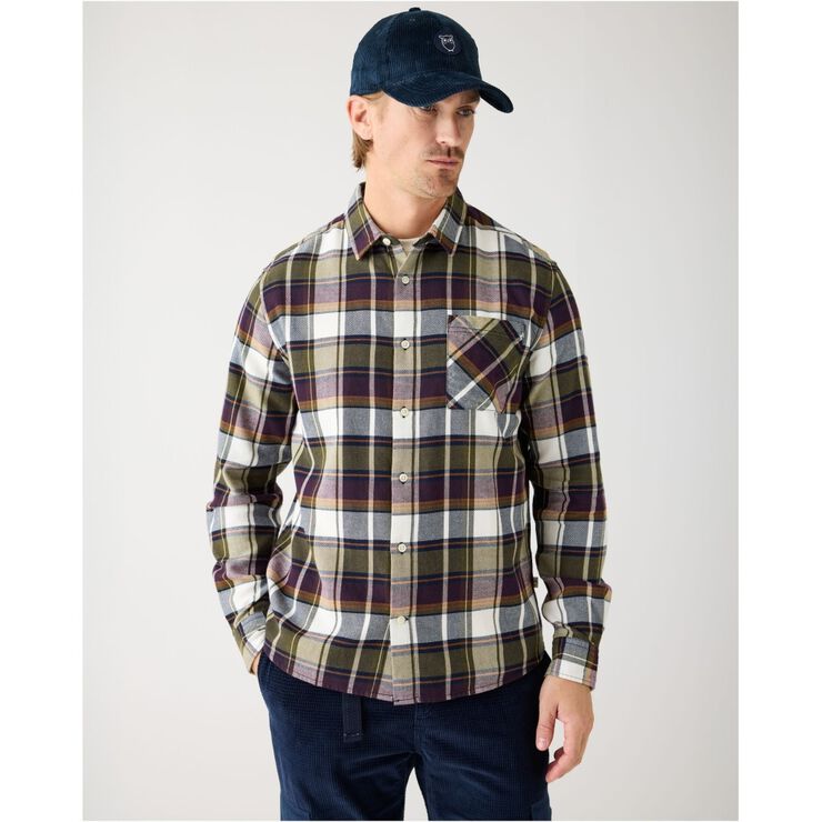 Organic Cotton Checked Flannel Shirt GOTS