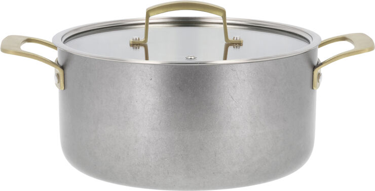 Gryde med låg Durance 5 liter 24 cm Rustfrit stål