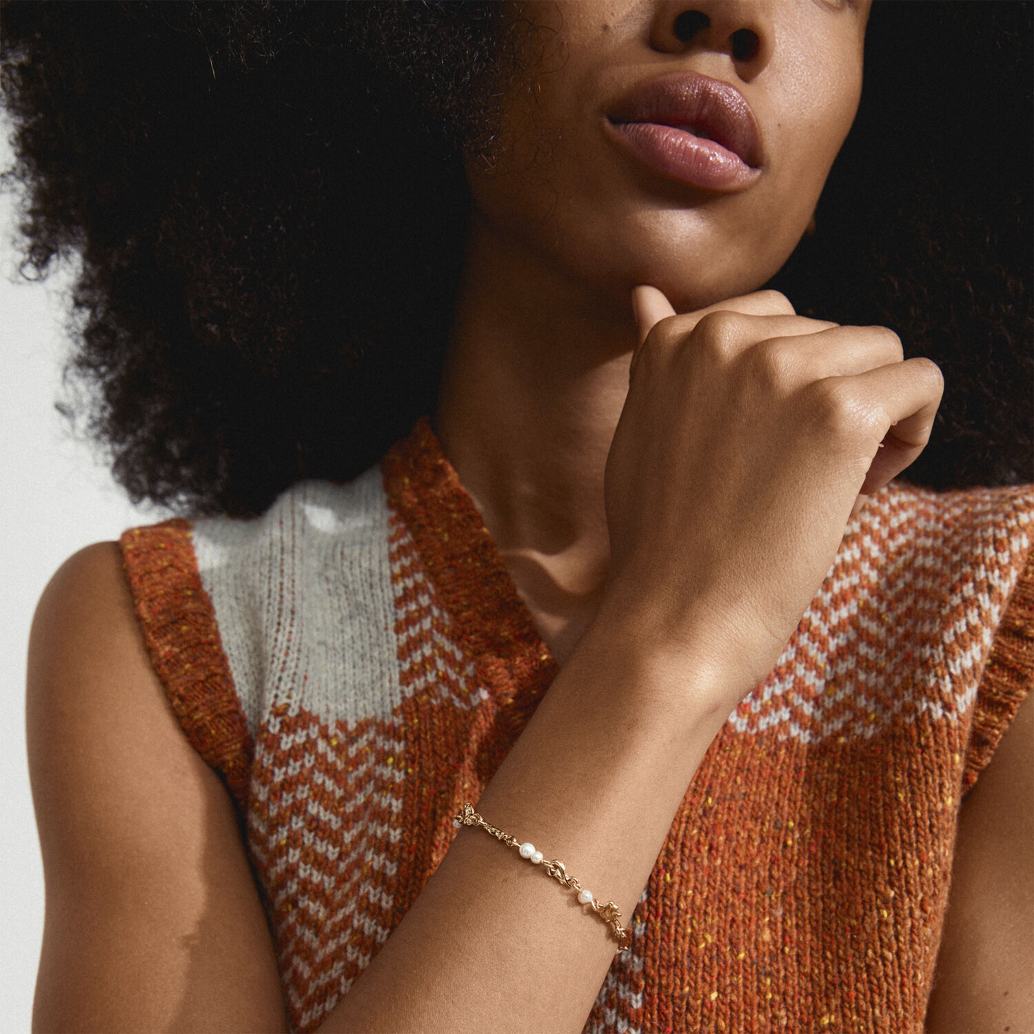 SLOAN bracelet gold-plated