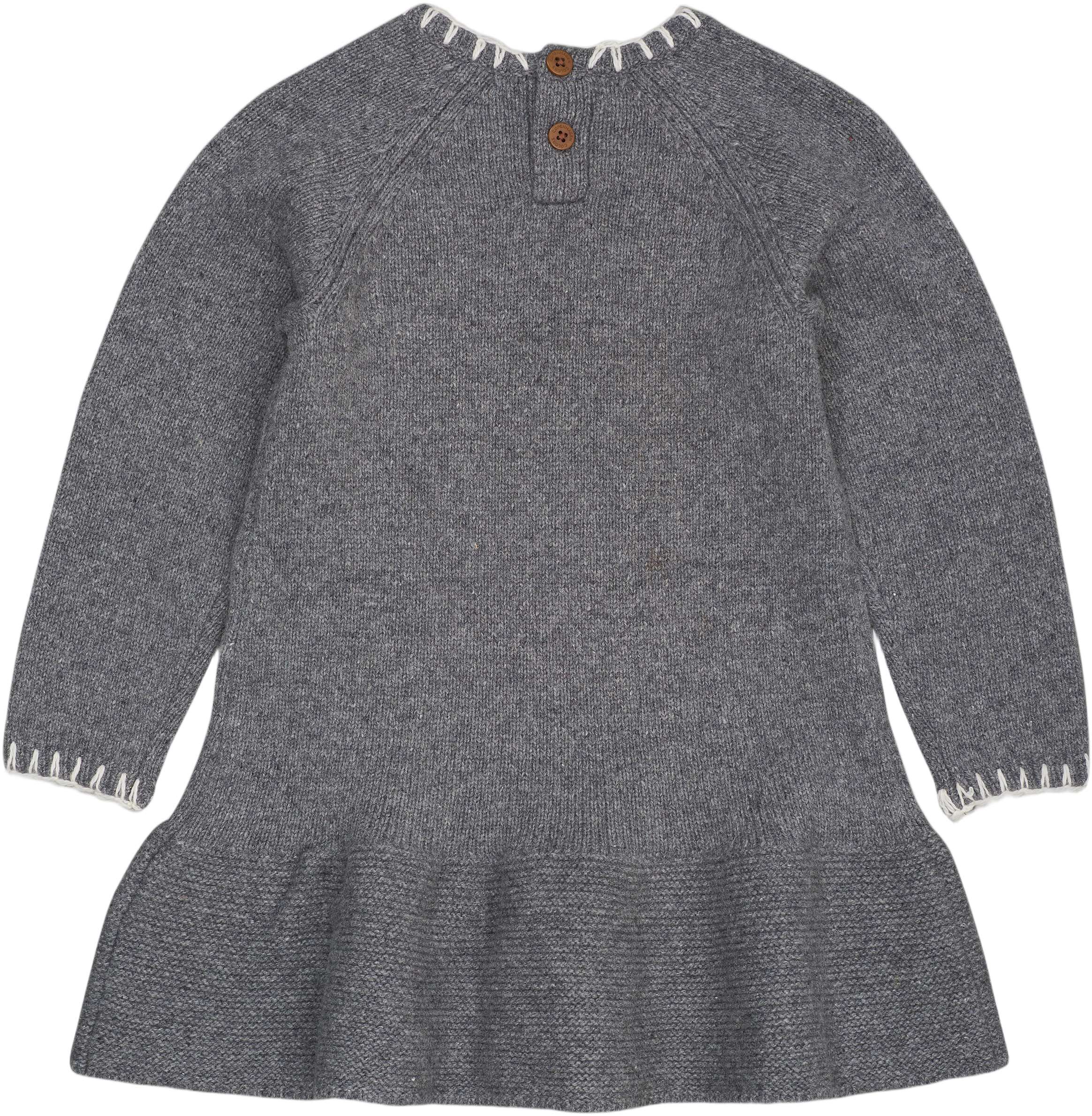 LAMBSWOOL DRESS W. BOW