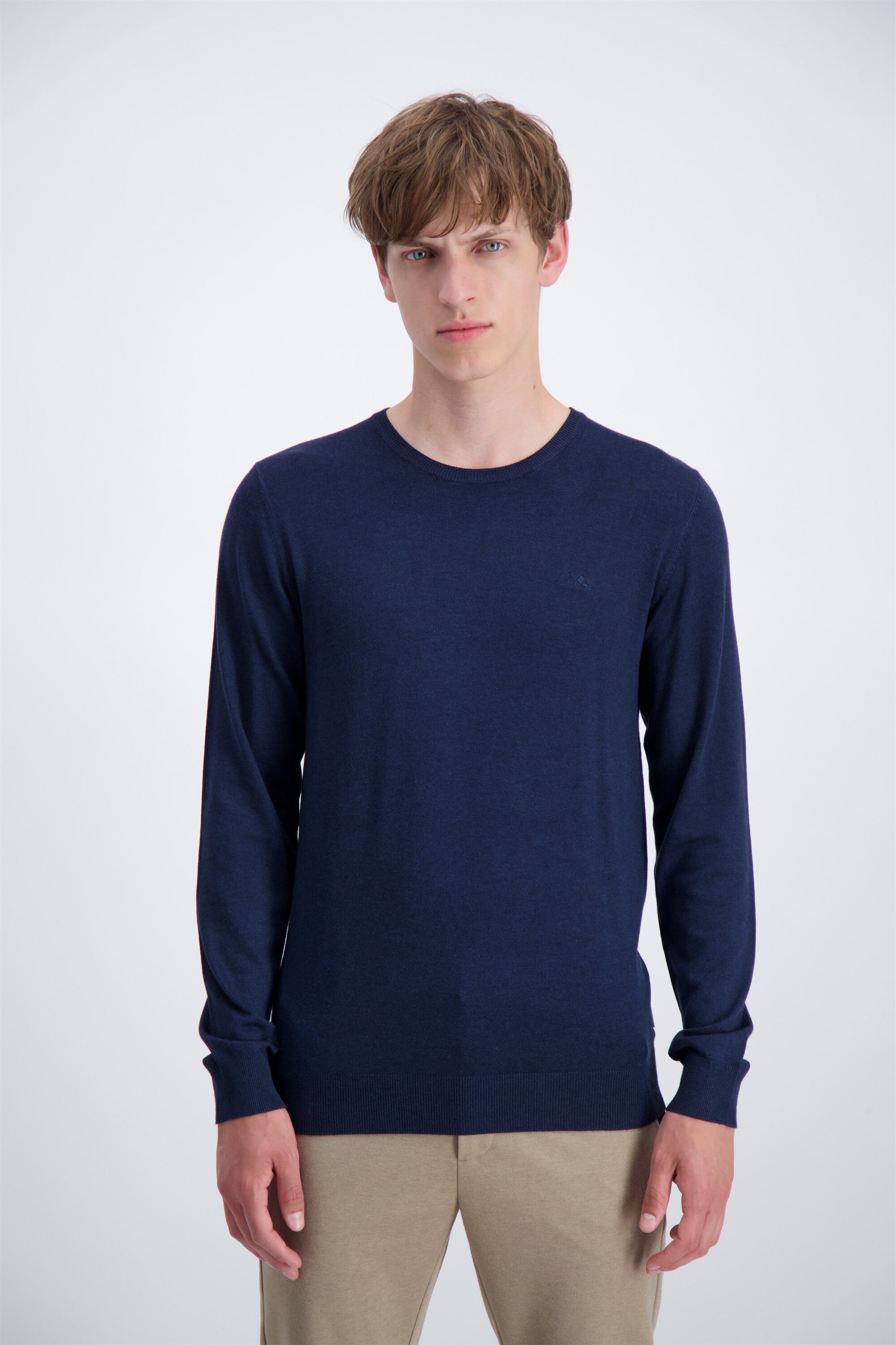 Ecovero L/S o-neck knit