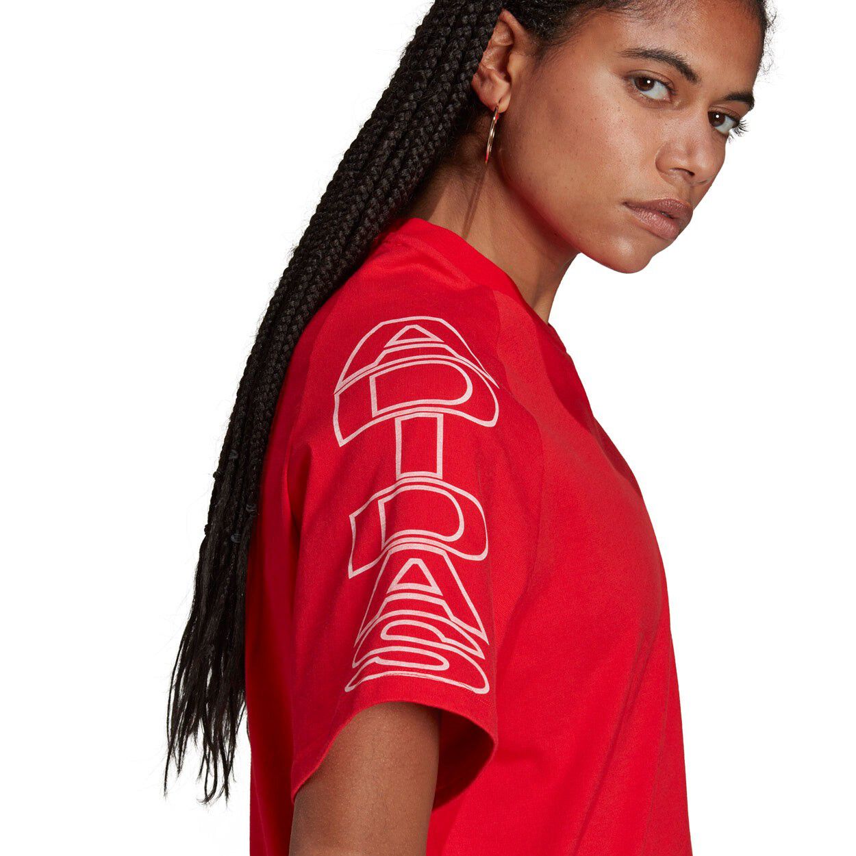 Loose adidas Letter T-shirt