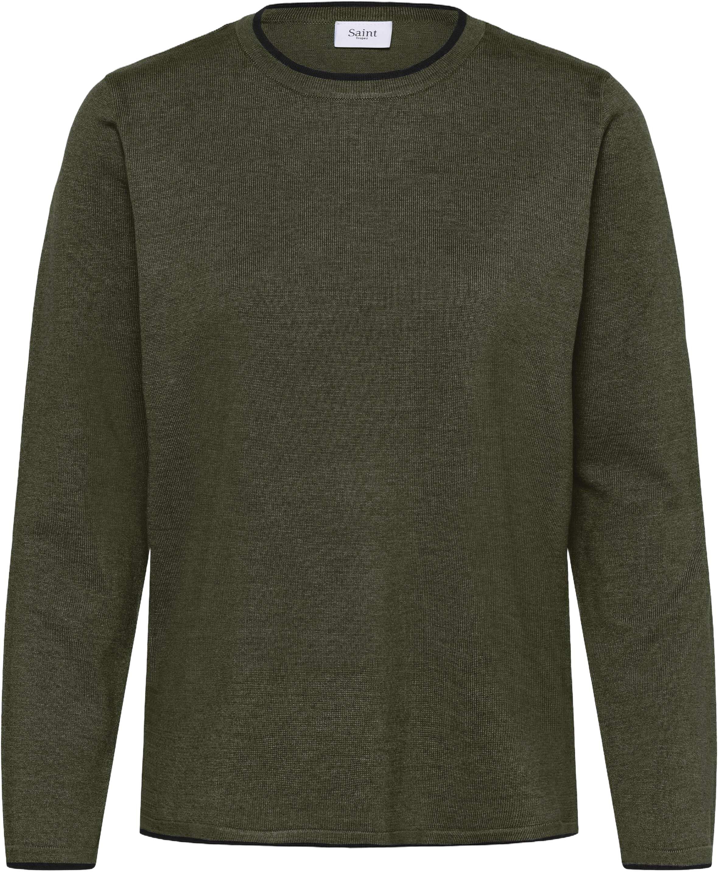 MilaSZ LS Contrast Pullover
