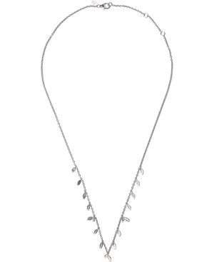 Jungle Ivy sparkle necklace - silver