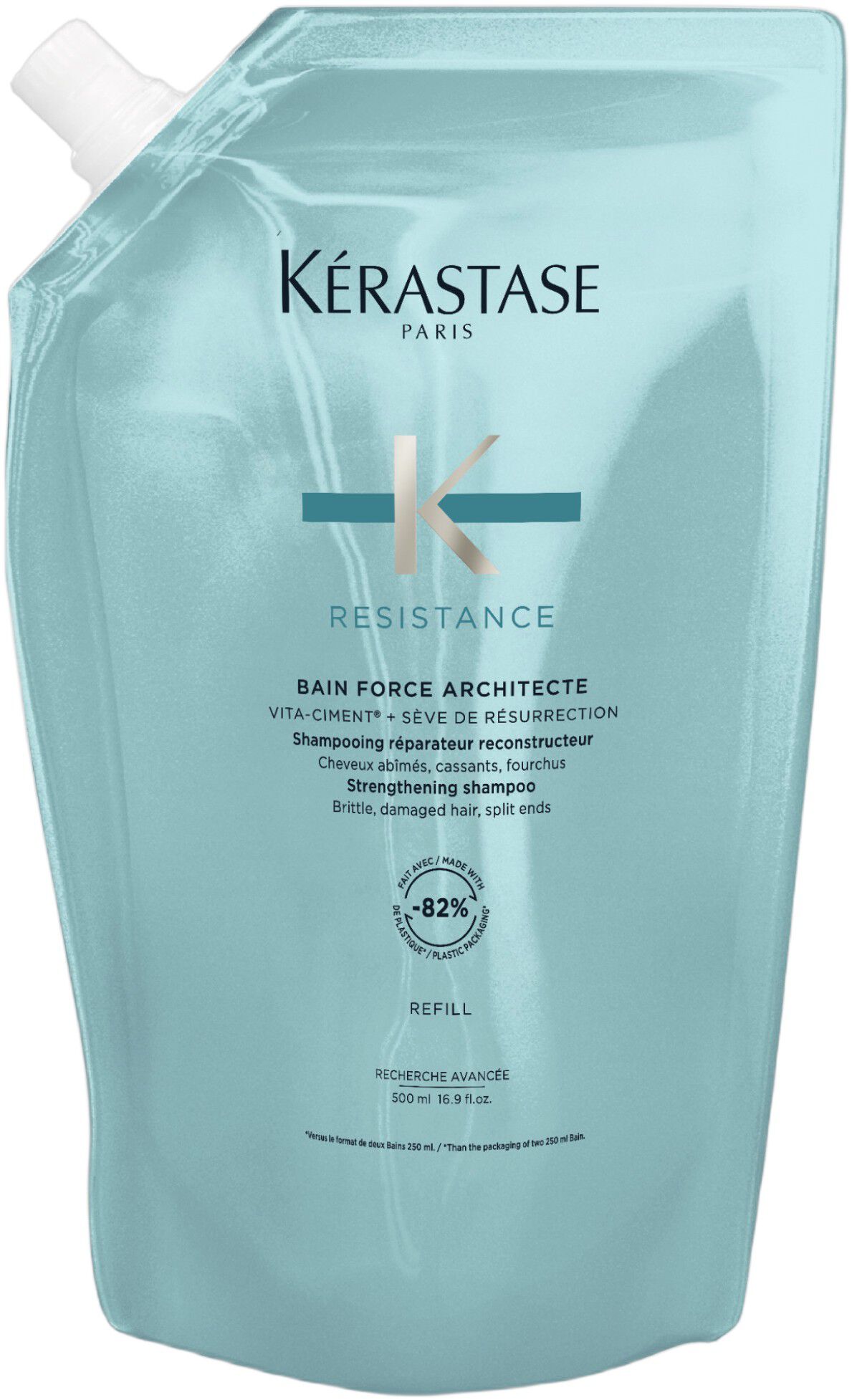 K&eacute;rastase Resistance Bain Force Architecte Shampoo 500ml Ref