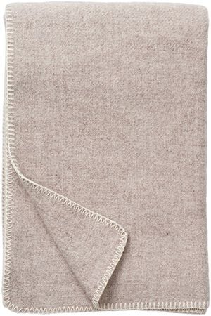 Uldplaid Unni beige