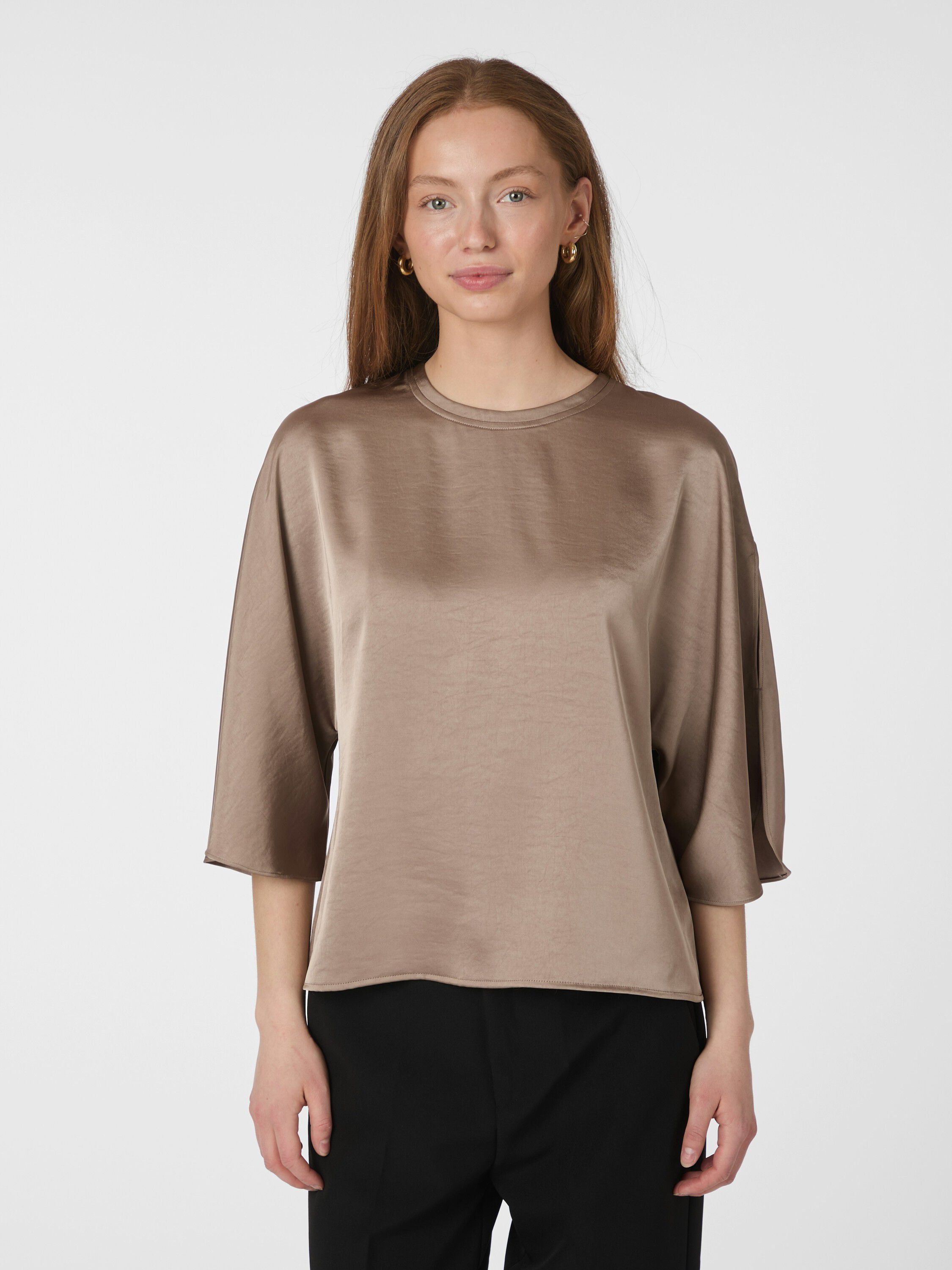 Liora Heavy Sateen Blouse