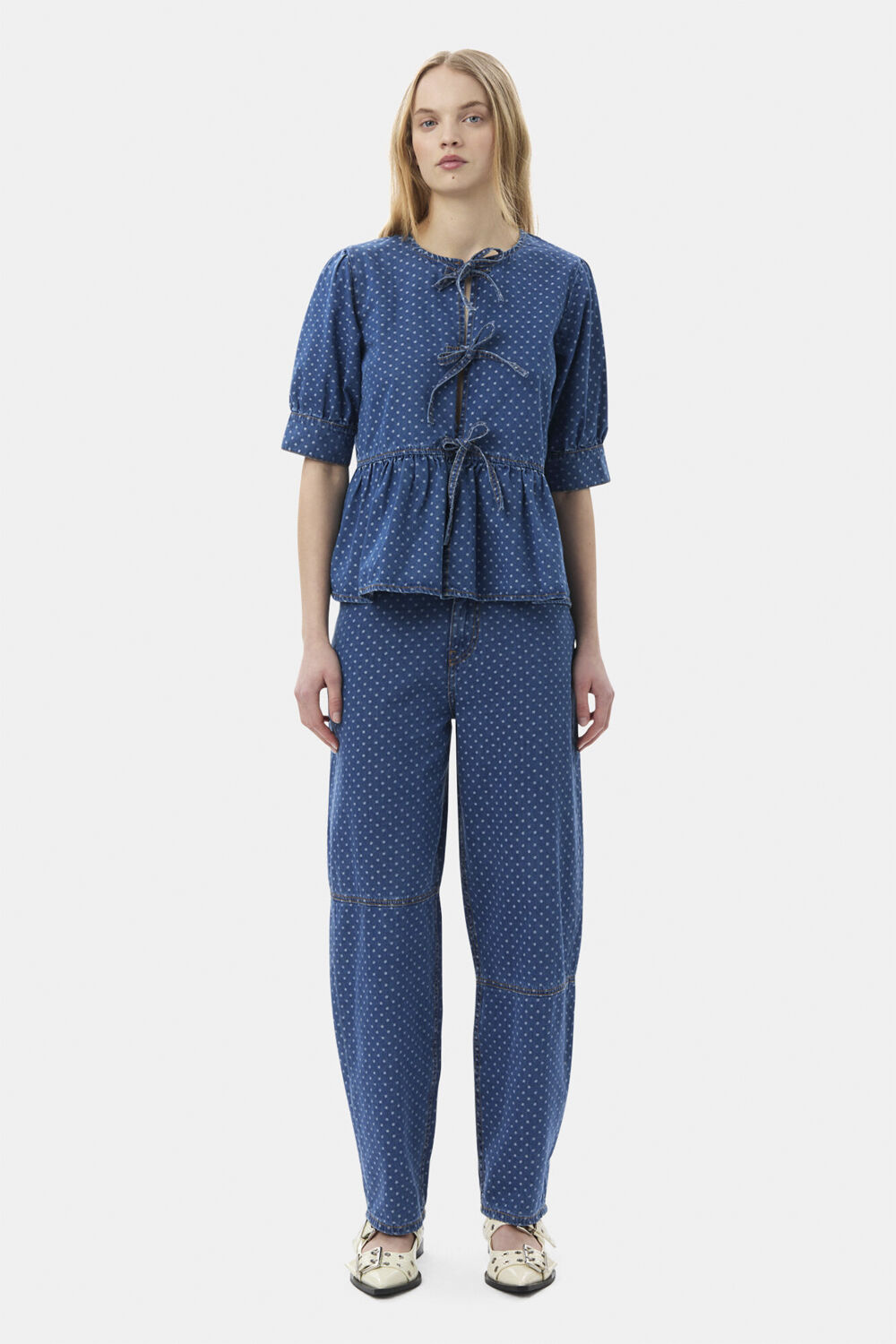 Feminine Buckle Ballerina Naplack