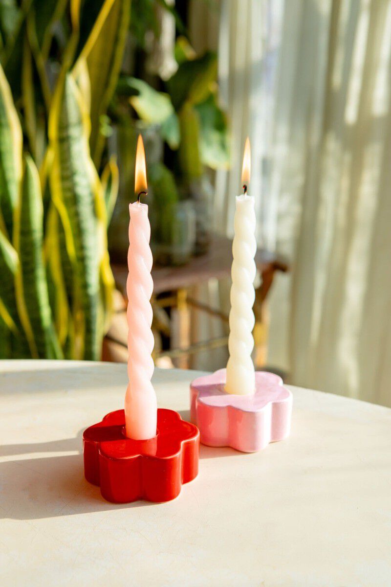 Lysestage - Daisy - Pink