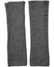 2717 Fingerless Glove Solid Light Grey