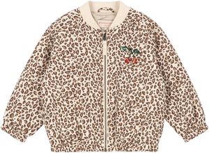 JUNO PRINTED SEQUIN BOMBER JACKET