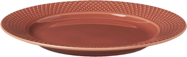 Rhombe Frokosttallerken Ø23 cm terracotta porcelæn