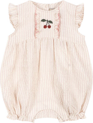 ELLIE FRILL ROMPER GOTS