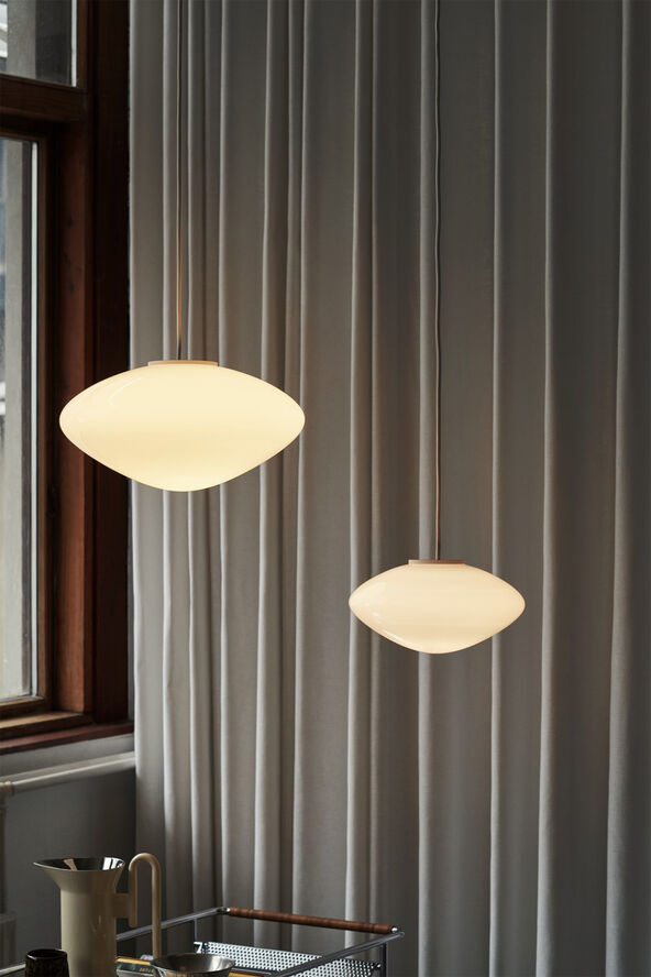 Mist Pendant AP15, Matt White, Glass