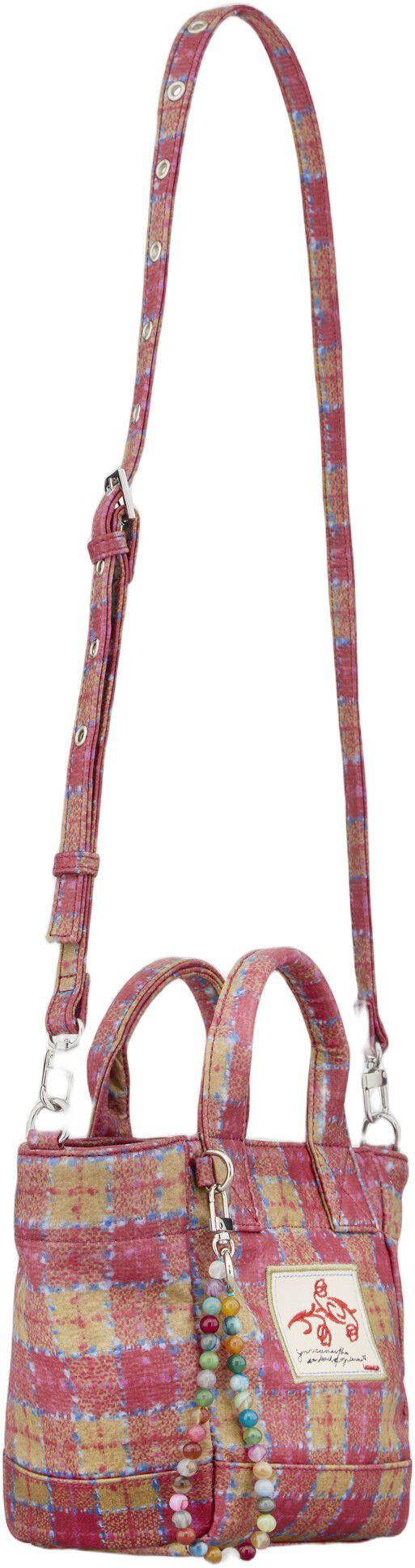 Checky Coated Gabby Bag