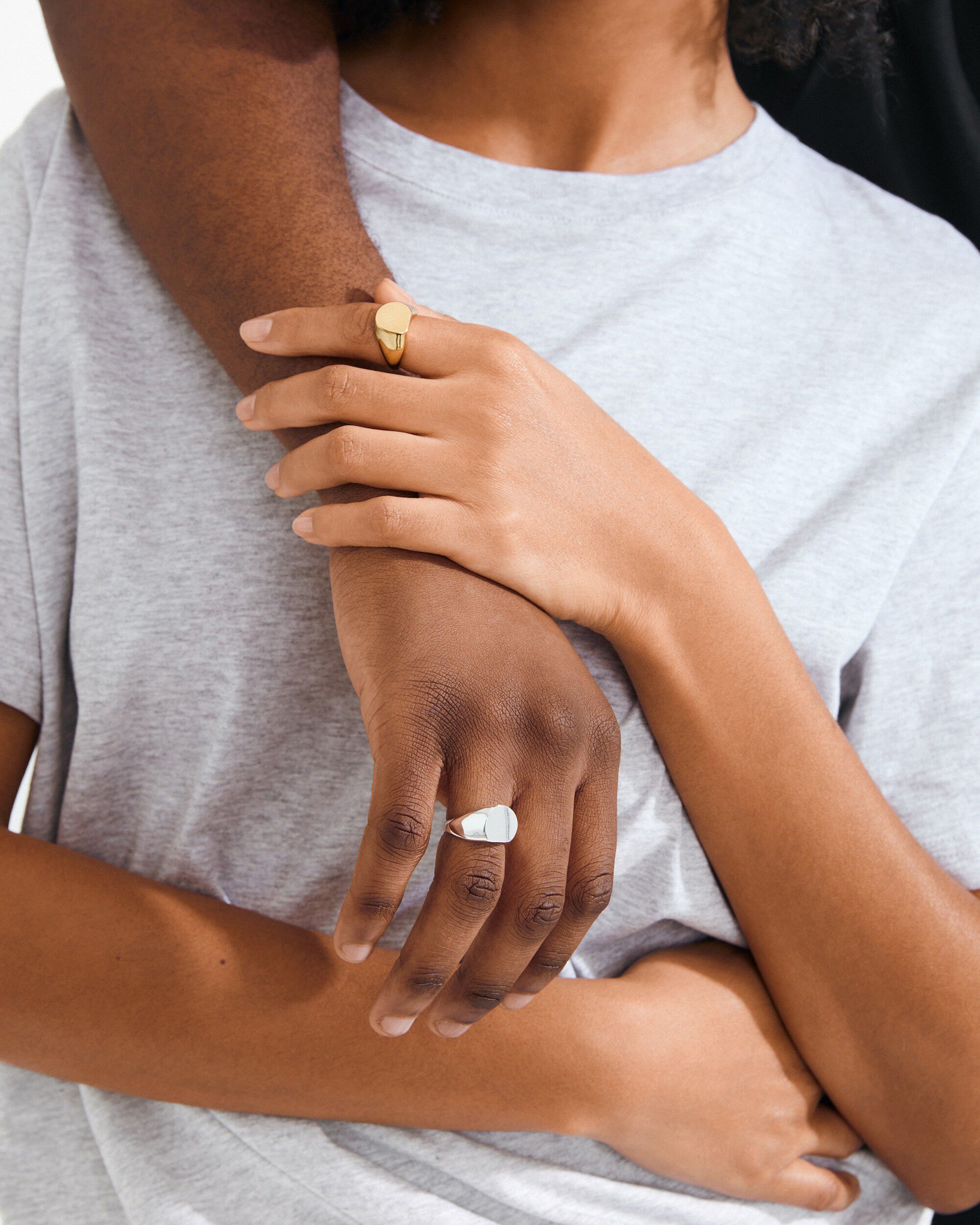 PRESENCE ring gold-plated