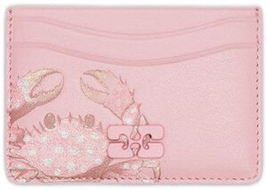 Bou Card Holder Cute Crabe Print