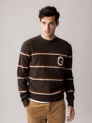MMGRice Stripe Crew Knit