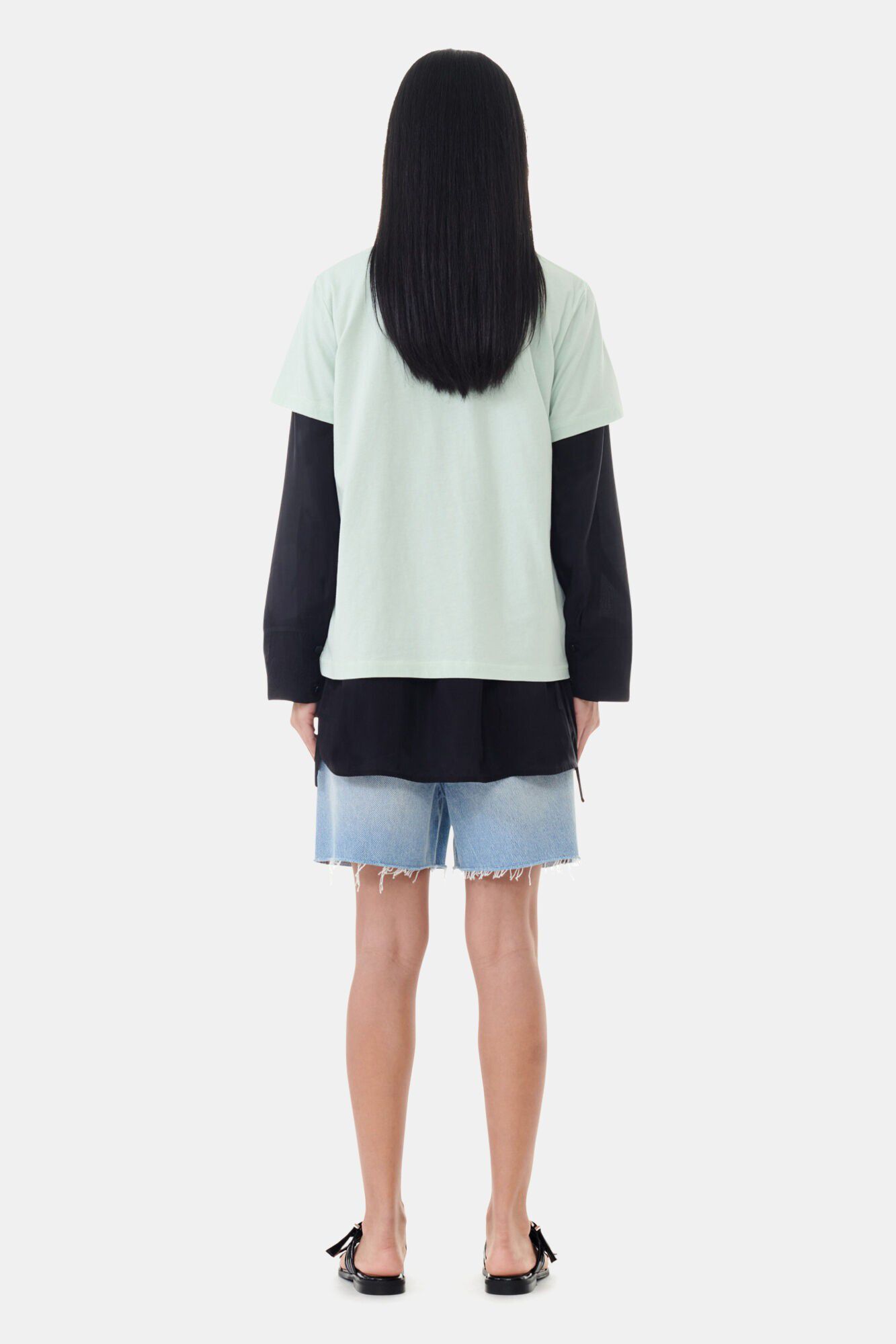 Thin Jersey Ganni World Relaxed T-s