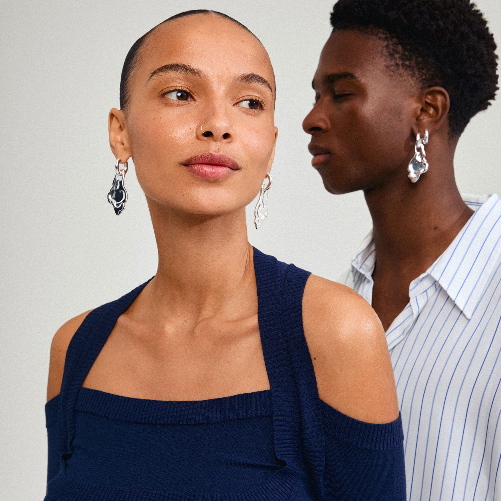 STARLIGHT earrings silver-plated