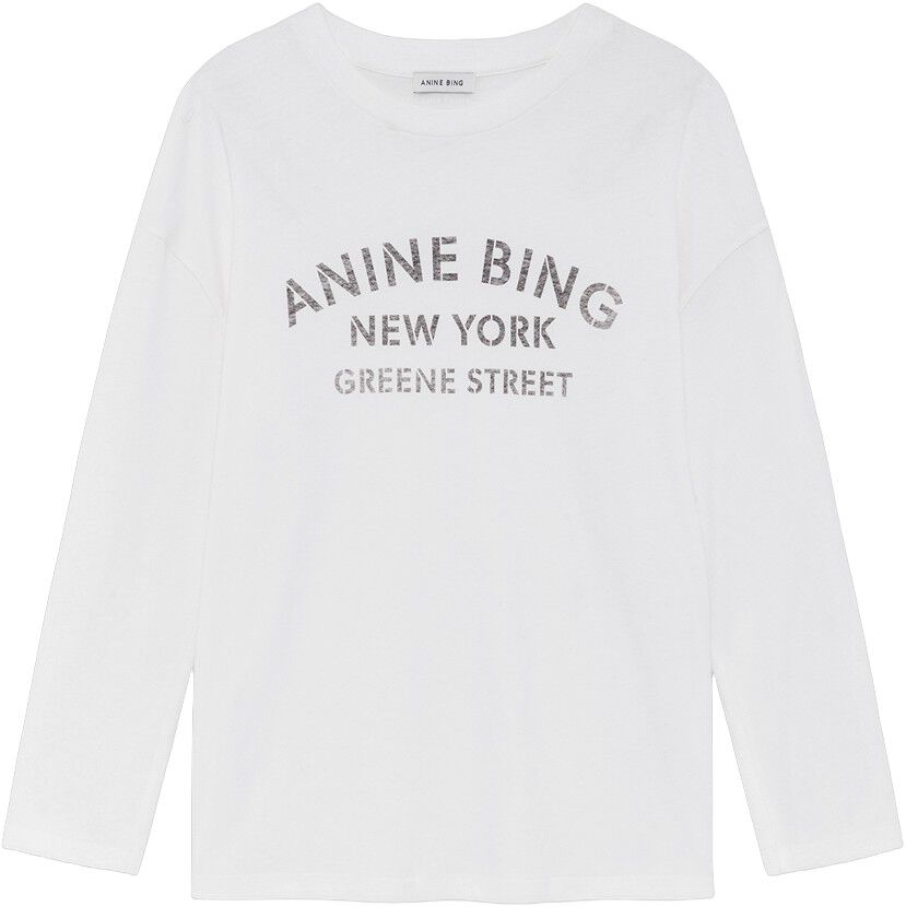 IVAN LONG SLEEVE NEW YORK STENCIL - IVORY