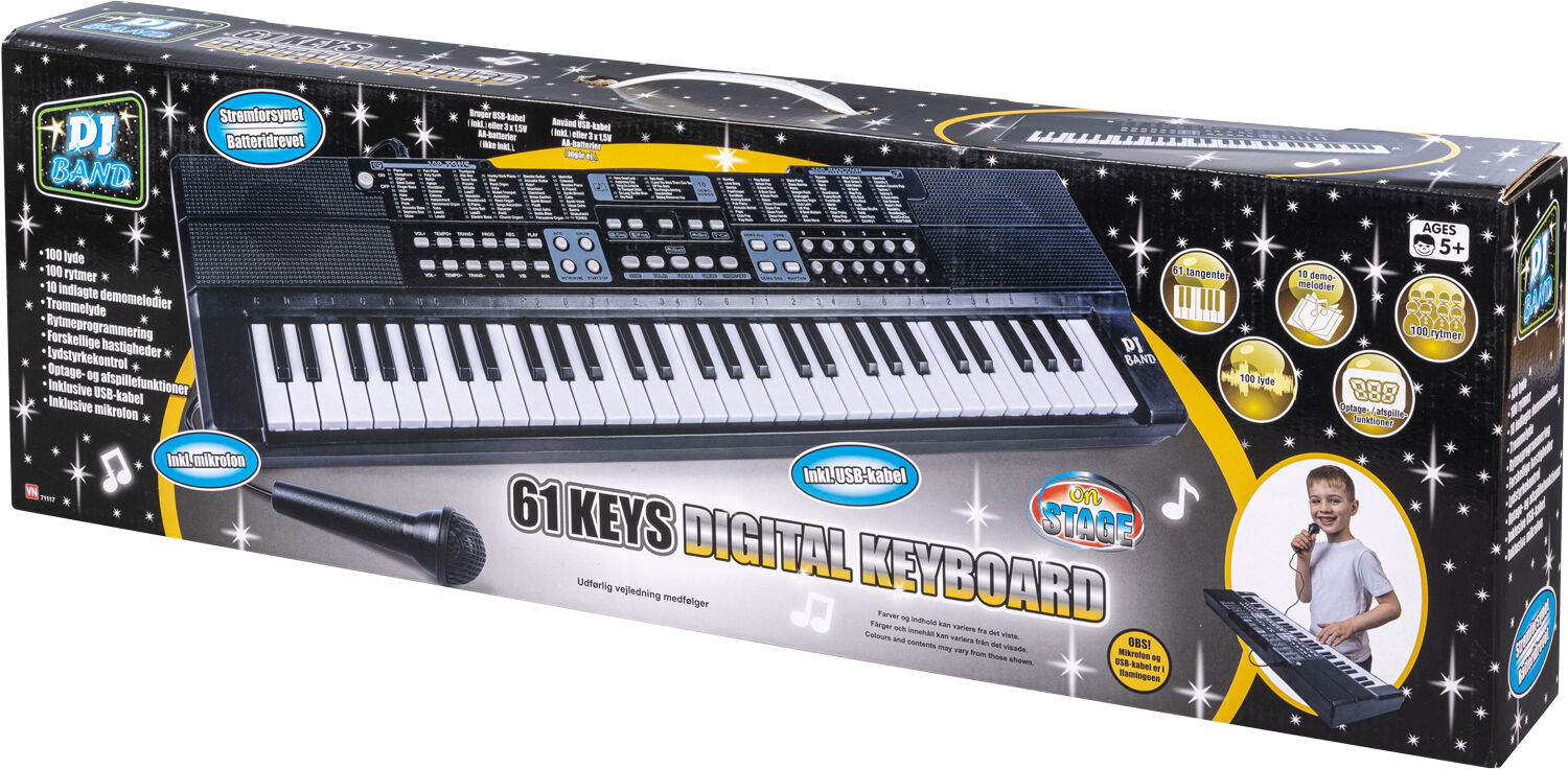 DJ 61 KEY ORGELmMICROFO