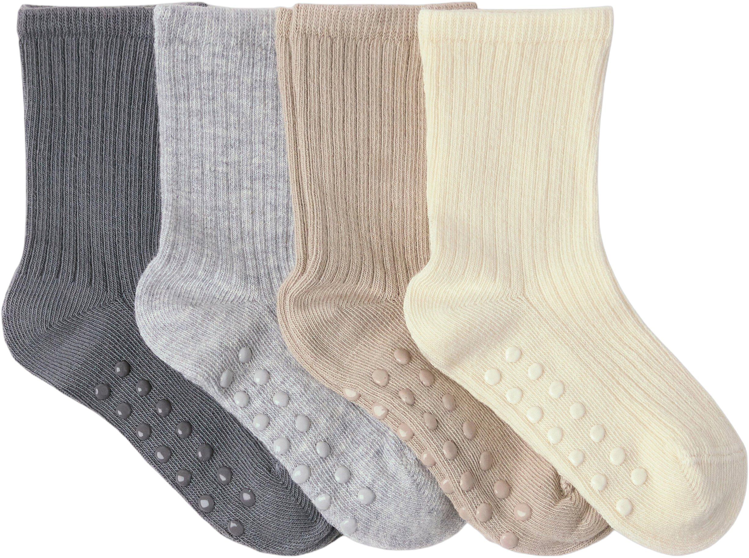 Ribbed, soft socks.
