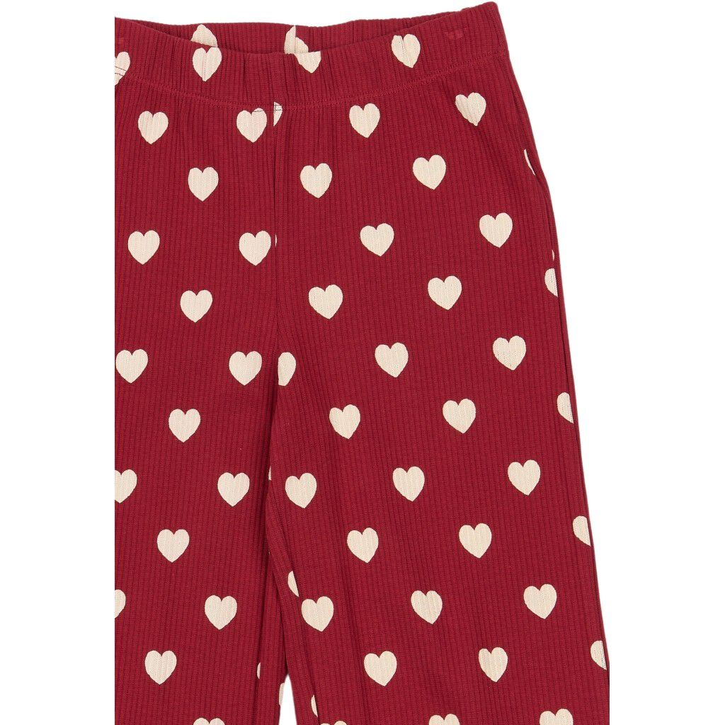 Tnholiday Red Heart Rib Night Set