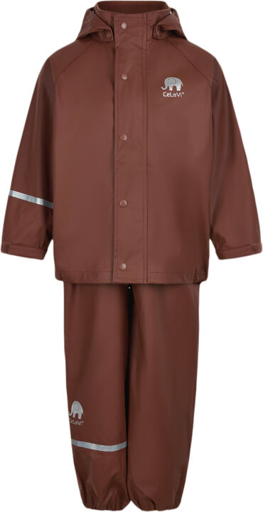 Basic rainwear set -solid PU