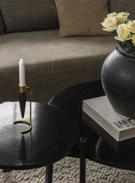 Passage Lounge Table, &Oslash;70, Dark Lac