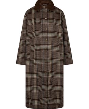 Emmy Wool 1 Coat with corduroy detail - GRS