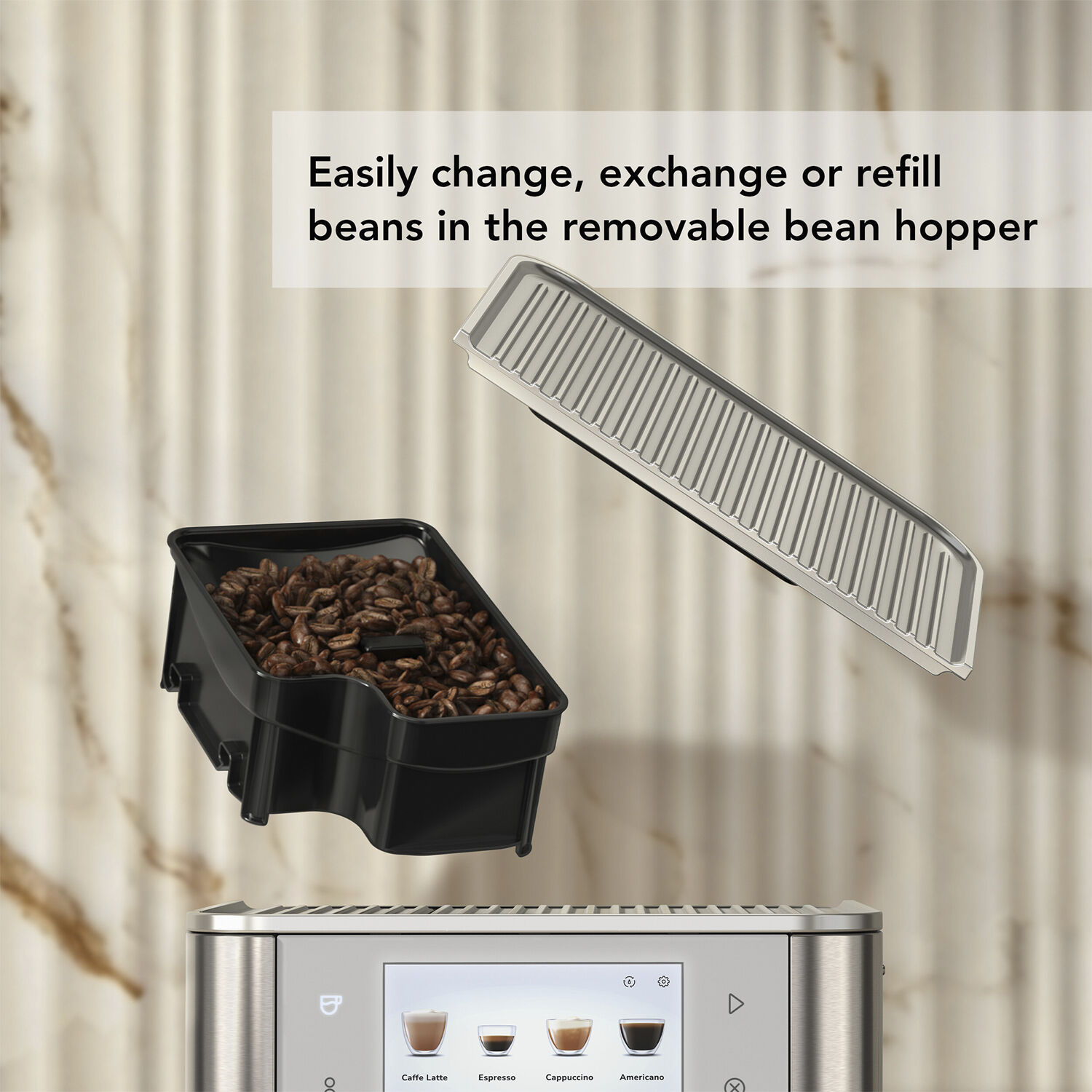 KITCHENAID fuldautomatisk espressomaskin-5KES8558EPL