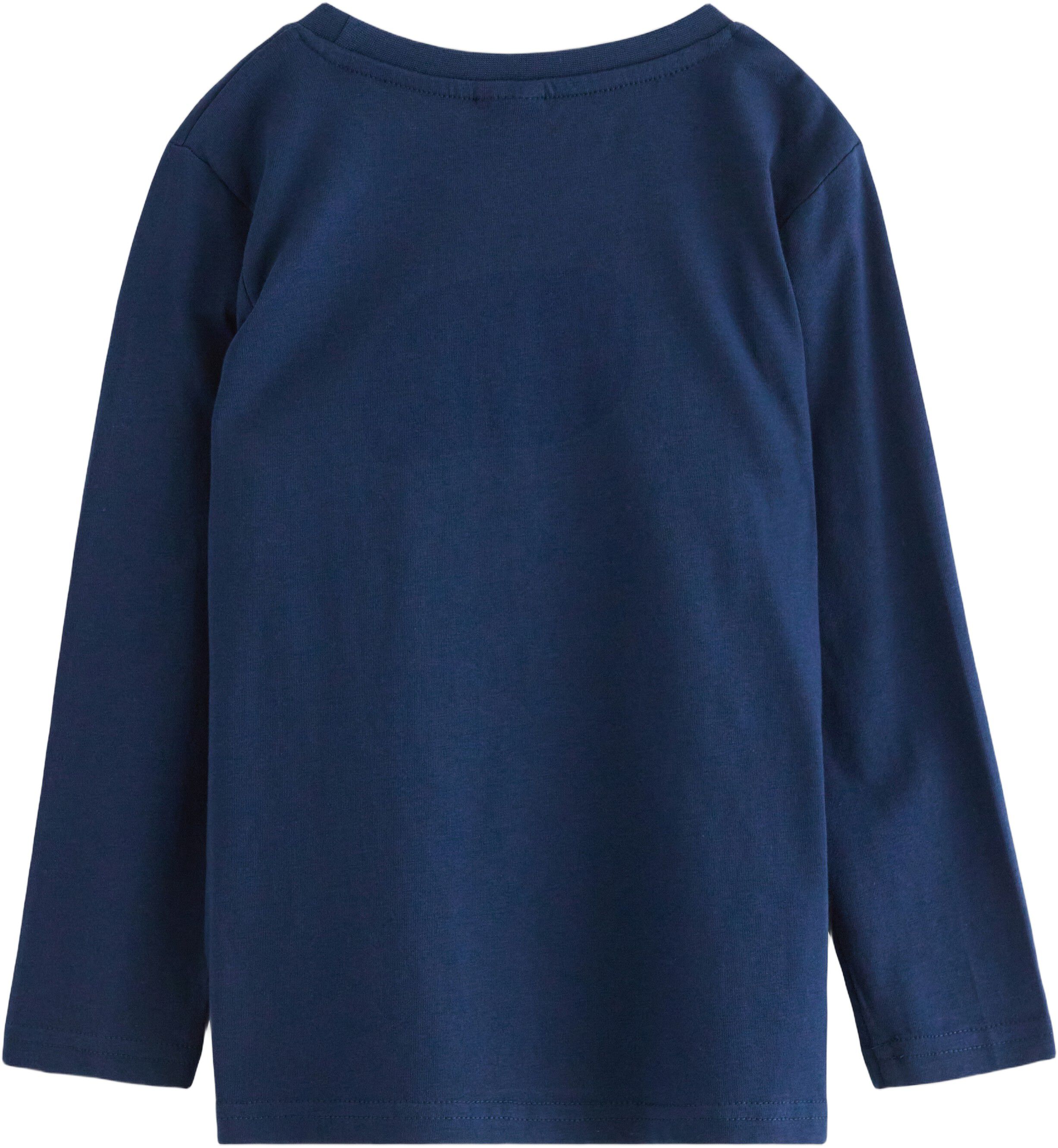 Langermet topp i myk bomullsjersey