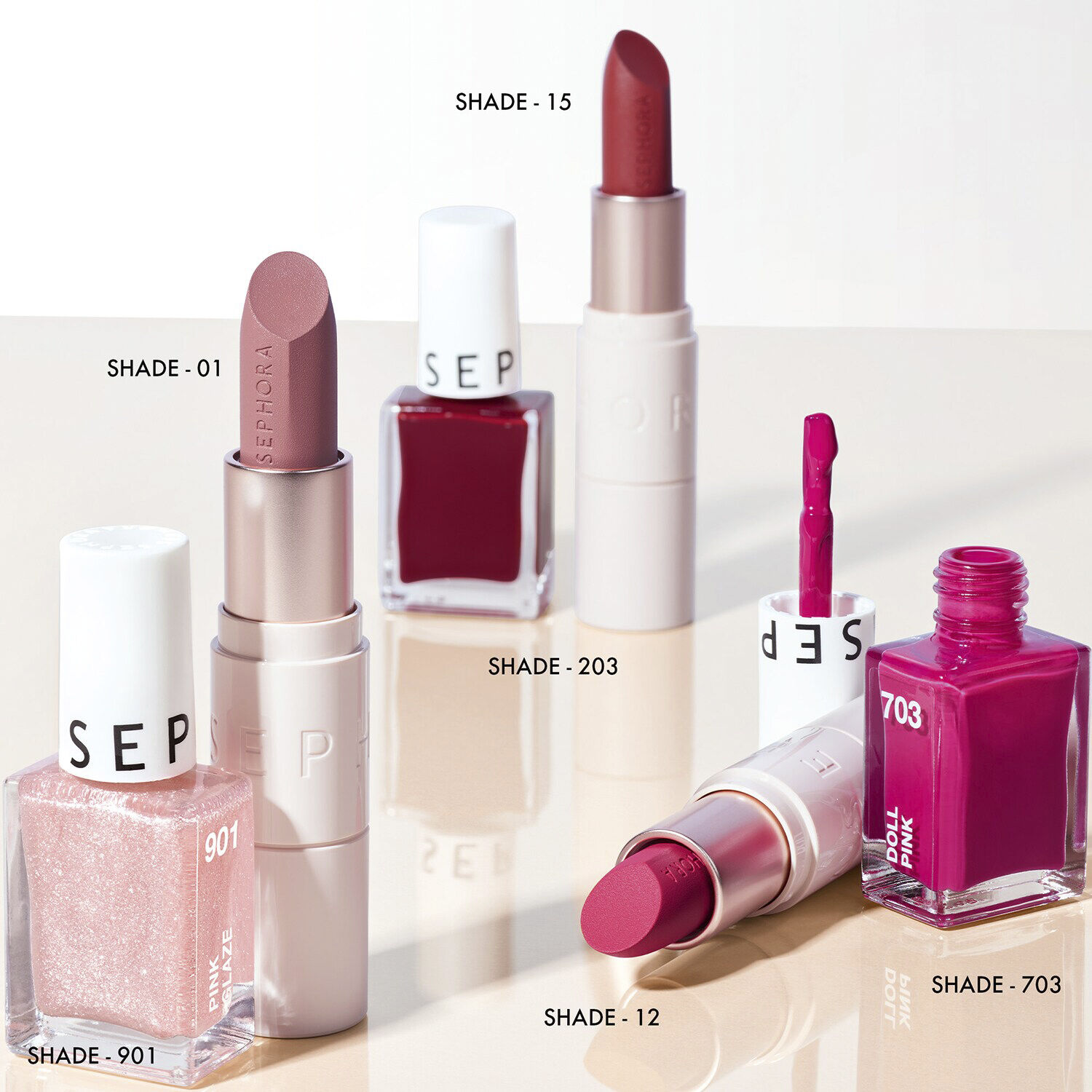 NEW NAIL POLISH-24 703 DOLL PINK
