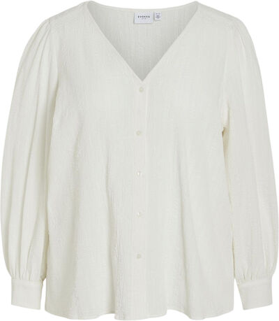 VILA GmbH / Damen-Strick / VITIP O-NECK L/S JACQUARD KNIT TOP/