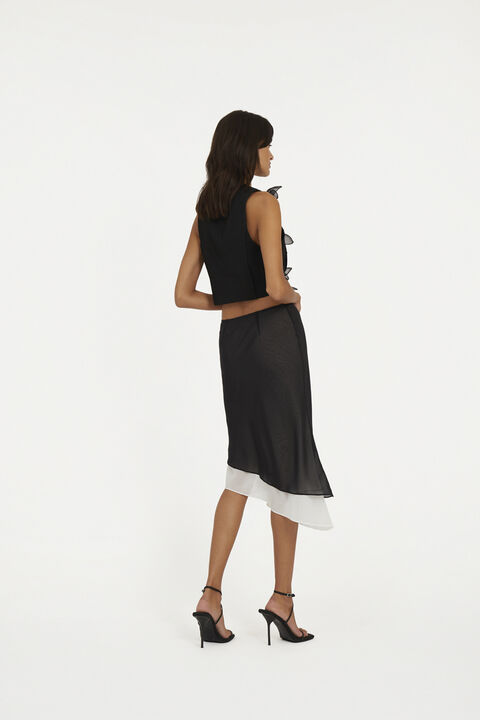 Two Layer Chiffon Skirt