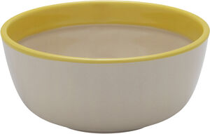 Play skål 13cm beige-gul