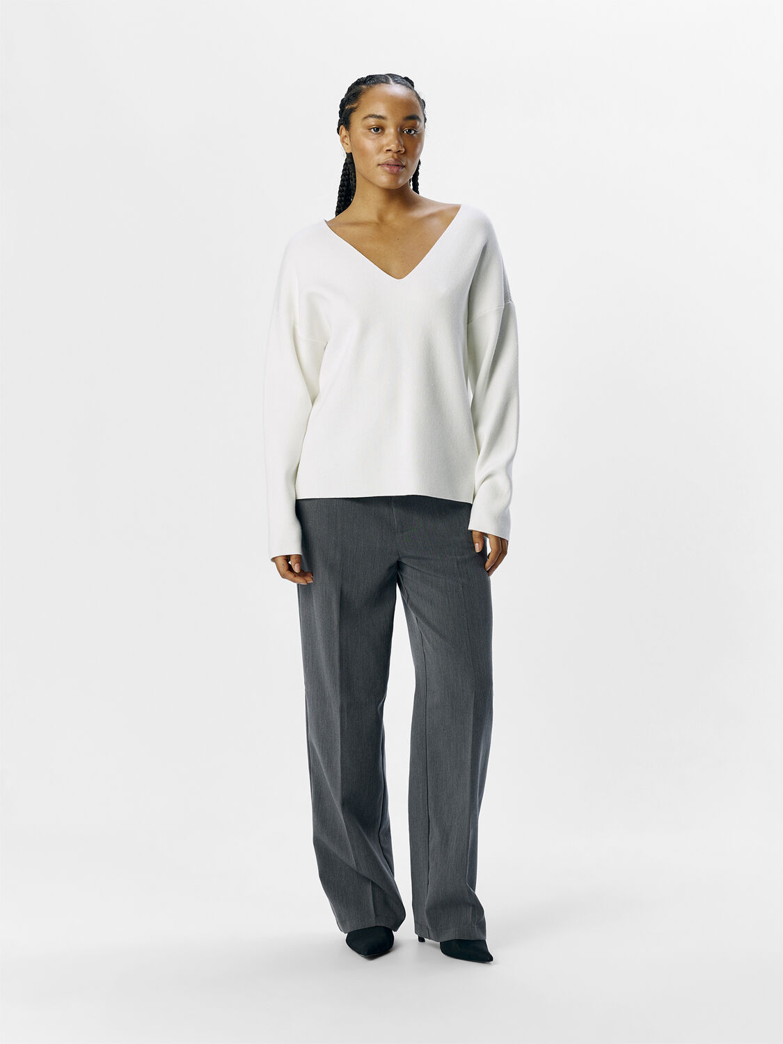 OBJREYNARD V-NECK PULLOVER NOOS