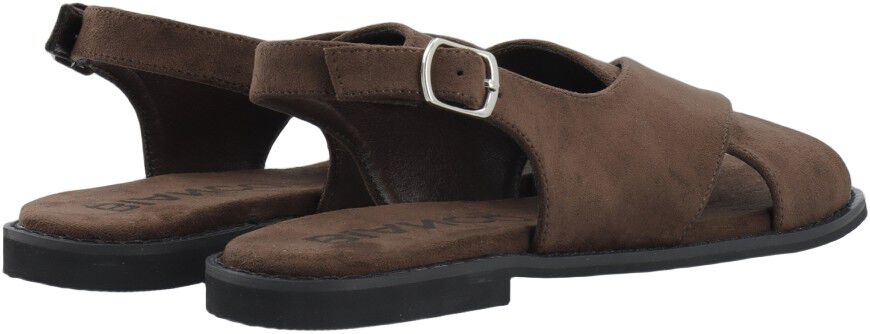 BIALEMON Cross Slingback Sandal Faux Suede