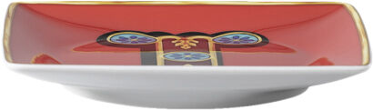 Bowl 12cm sq. flat, Holiday Alphabet I, Versace
