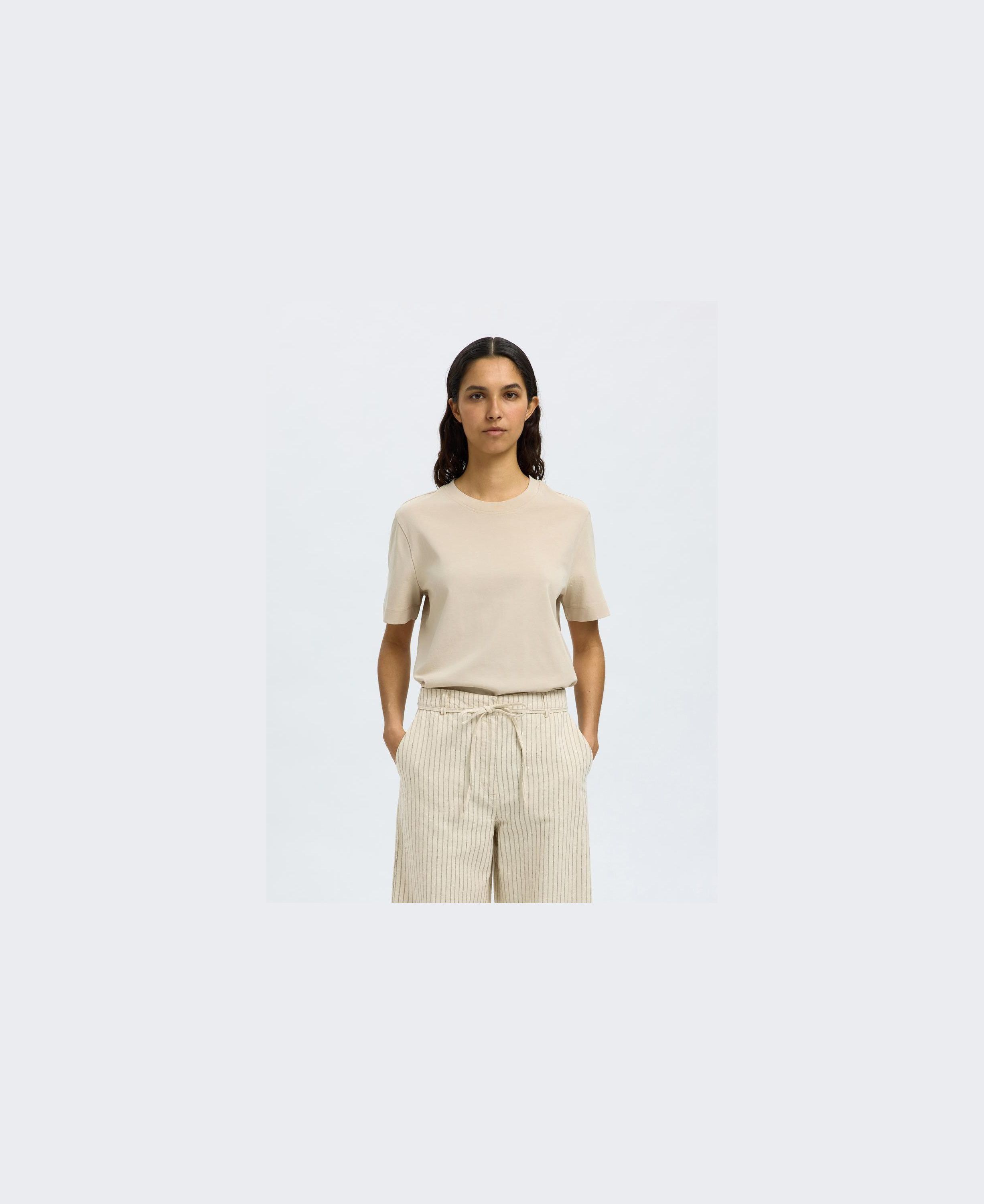 SLFESSENTIAL SS BOXY TEE NOOS