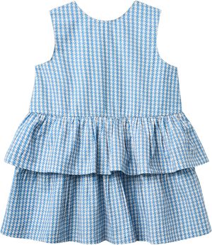 HOUNDSTOOTH DRESS W. BOW