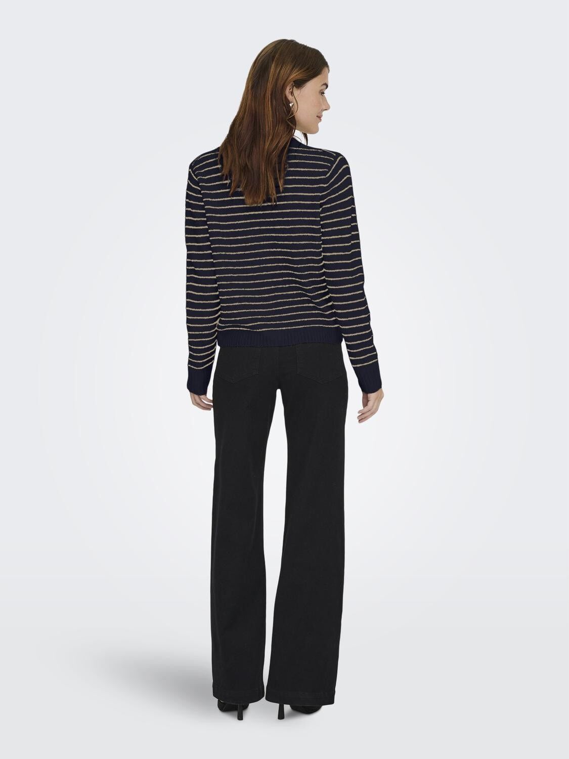 ONLCHESTER LIFE LS STRIPE CARDI CC