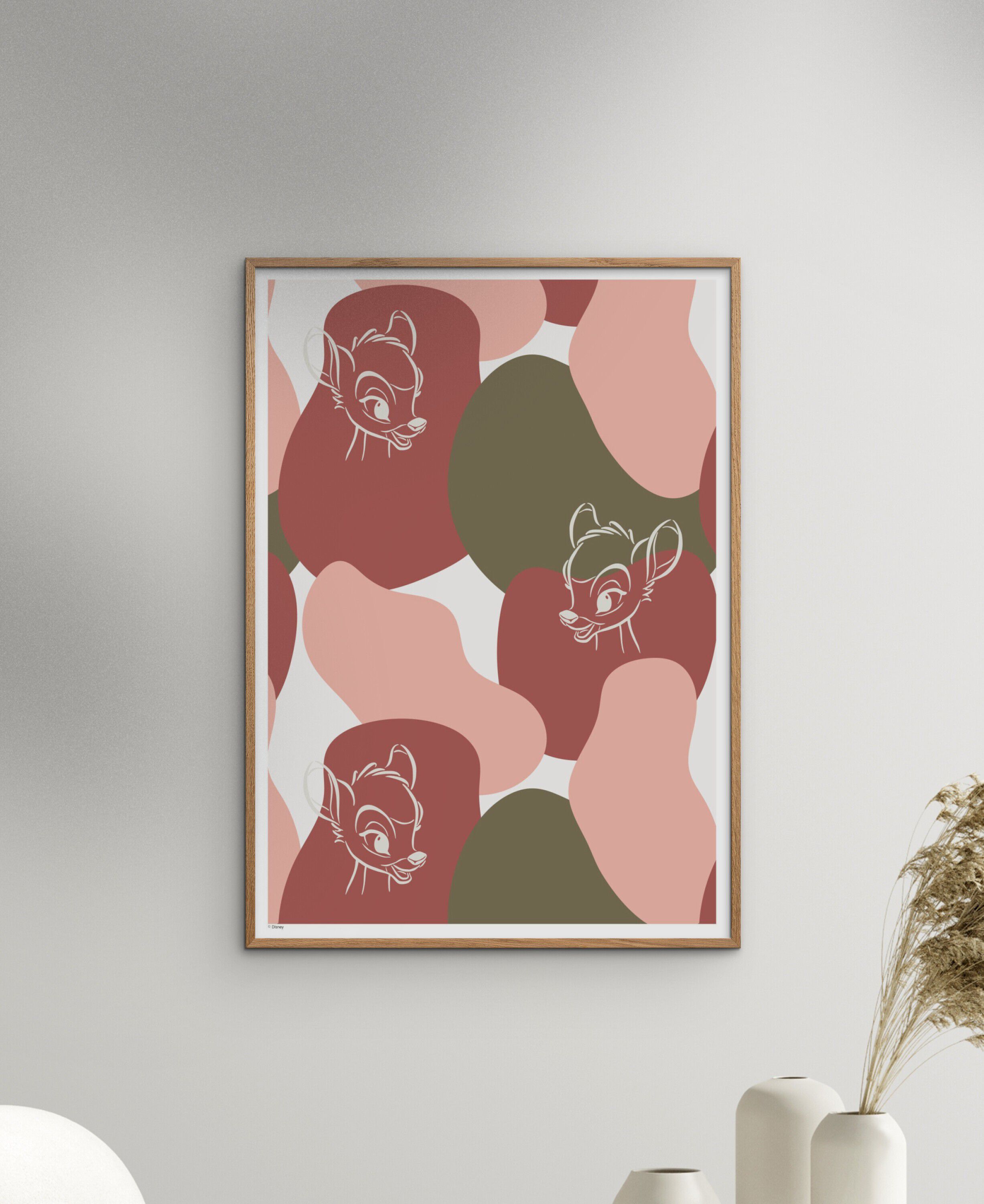 Disney &ETH; Bambi White Outline